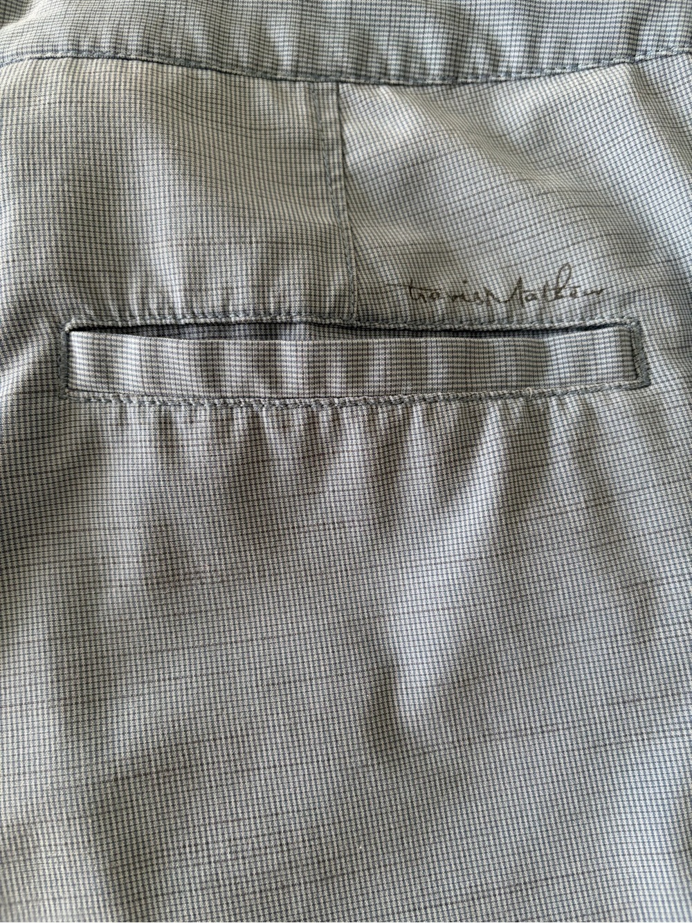 Travis Mathew Light Blue Micro-Check Flat Front Shorts - Picture 11 of 11